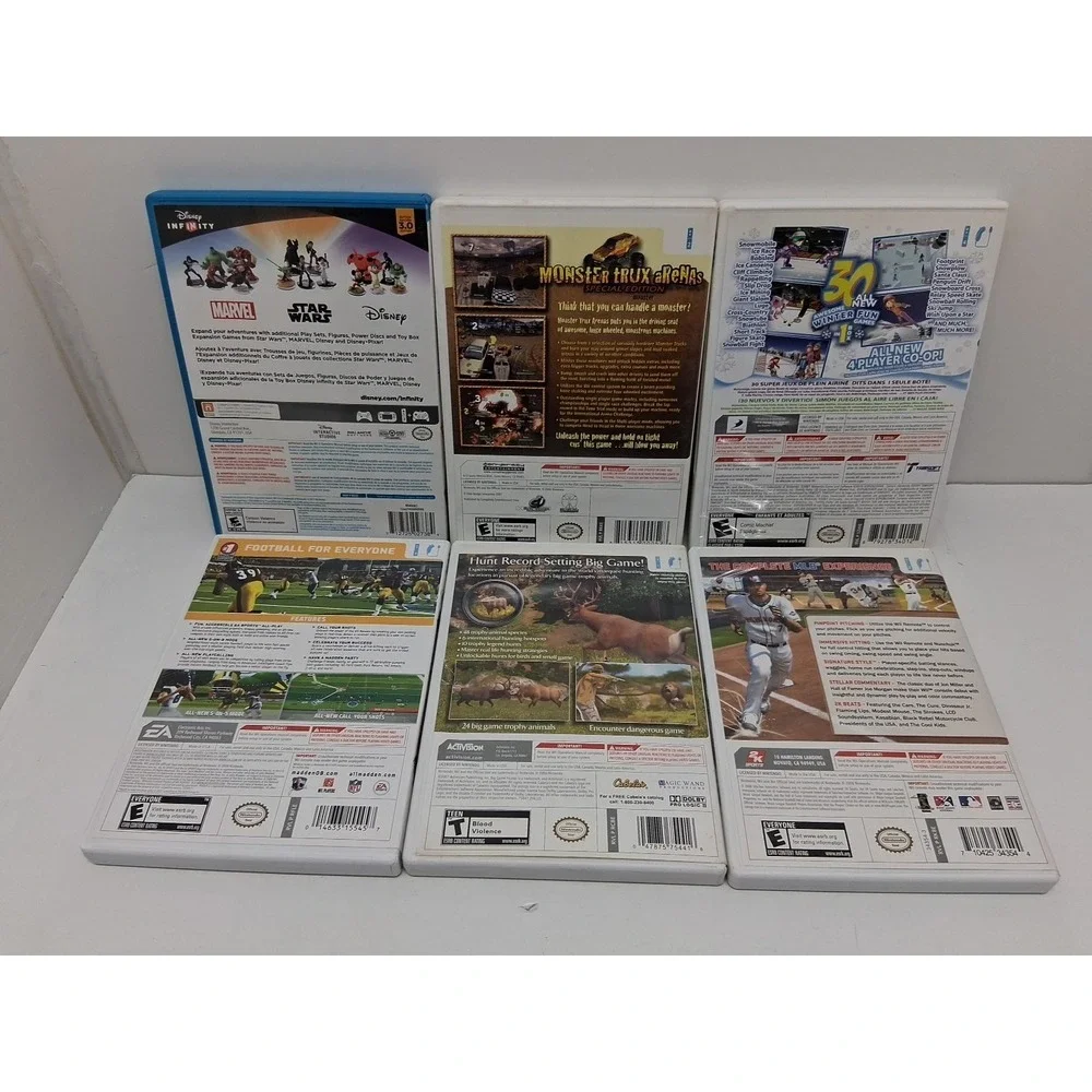 Wii Games Lot Of 6 Used Good Condition